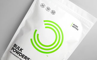 力量与优雅 Bulk Powders窈窕散装运动营养补剂与贴敷产品的包装设计趋势